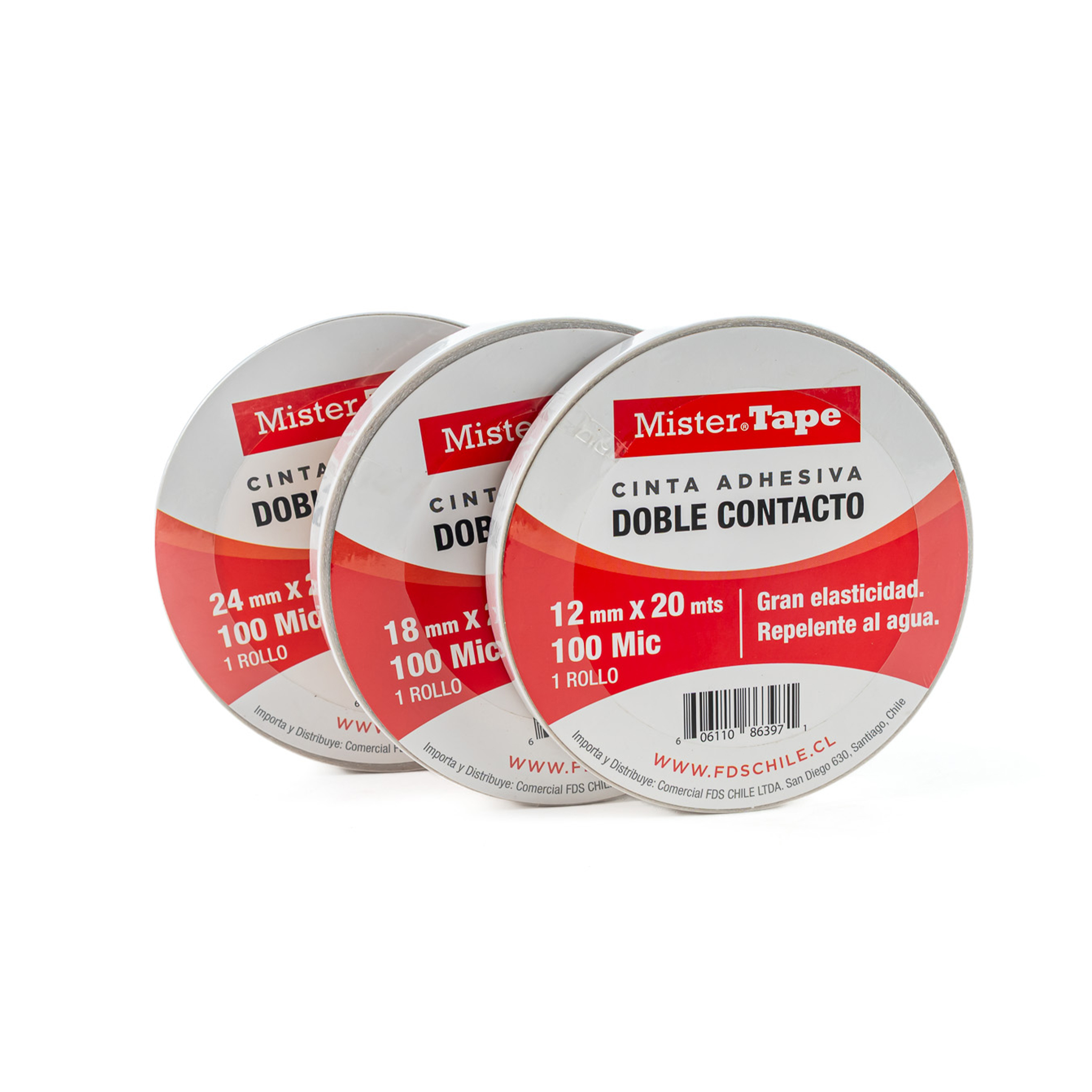 Cinta doble contacto Mister Tape